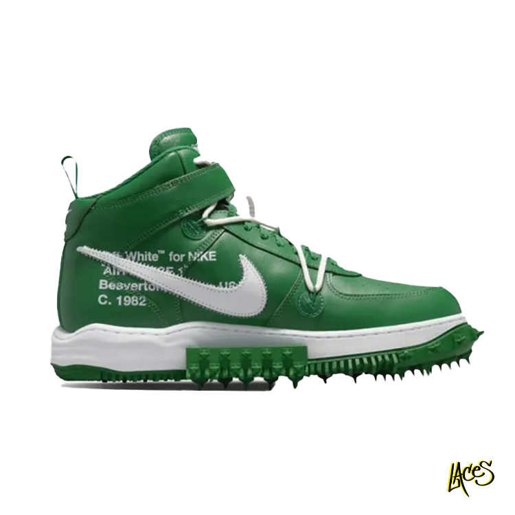 Nike air force 1 mid sp lthr green off white - imagine 2
