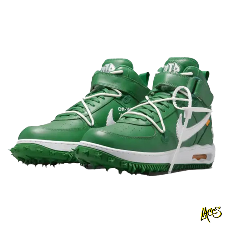 Nike air force 1 mid sp lthr green off white - imagine 3